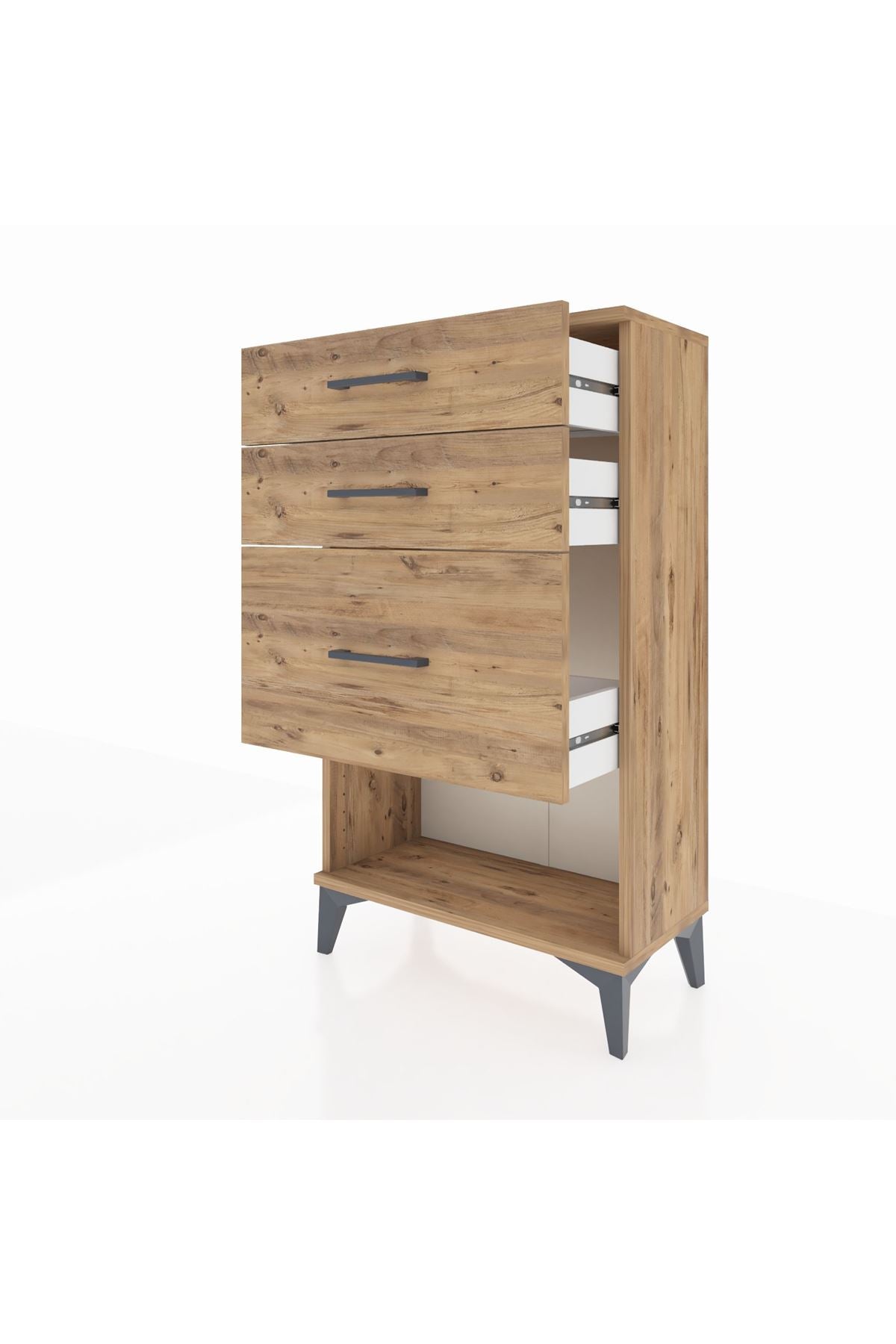 Arges Komodin 3 Çekmeceli 60x30x106 - S15M016V9A