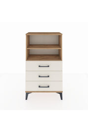 Arges Komodin 2 Raflı 3 Çekmeceli 60x30x106 - S15M017V7A