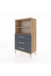 Arges Komodin 2 Raflı 3 Çekmeceli 60x30x106 - S15M017V8A