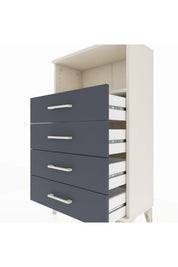 Arges Komodin Tek Raflı 4 Çekmeceli 60x30x106 - S15M018V2A