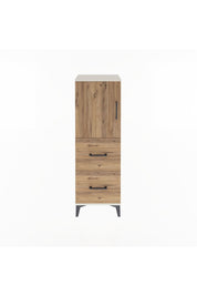 Arges Dolap 2 Raflı 2 Çekmeceli Tek Kapaklı 44x30x134 - S16M001V3A