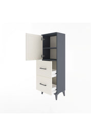Arges Dolap 2 Raflı 2 Çekmeceli Tek Kapaklı 44x30x134 - S16M001V4A