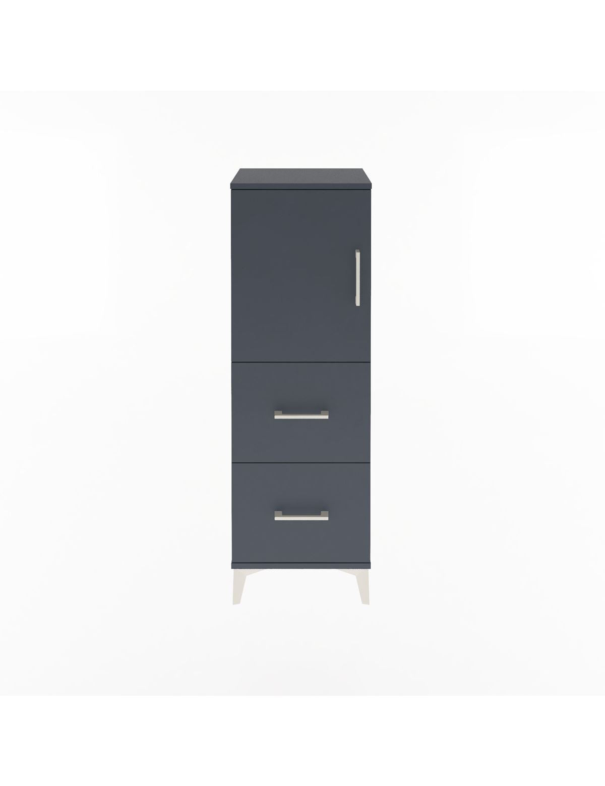 Arges Dolap 2 Raflı 2 Çekmeceli Tek Kapaklı 44x30x134 - S16M001V5A
