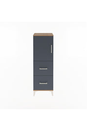 Arges Dolap 2 Raflı 2 Çekmeceli Tek Kapaklı 44x30x134 - S16M001V8A