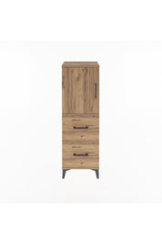 Arges Dolap 2 Raflı 2 Çekmeceli Tek Kapaklı 44x30x134 - S16M001V9A