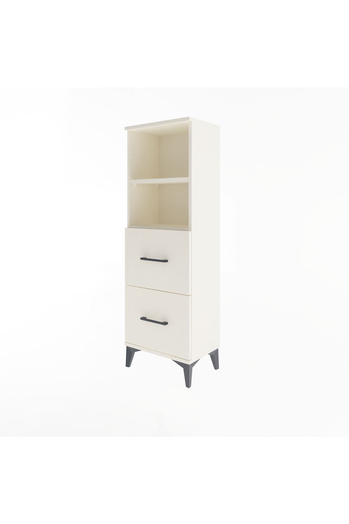 Arges Dolap 2 Raflı 2 Çekmeceli 44x30x134 - S16M002V1A