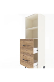 Arges Dolap 2 Raflı 2 Çekmeceli 44x30x134 - S16M002V3A