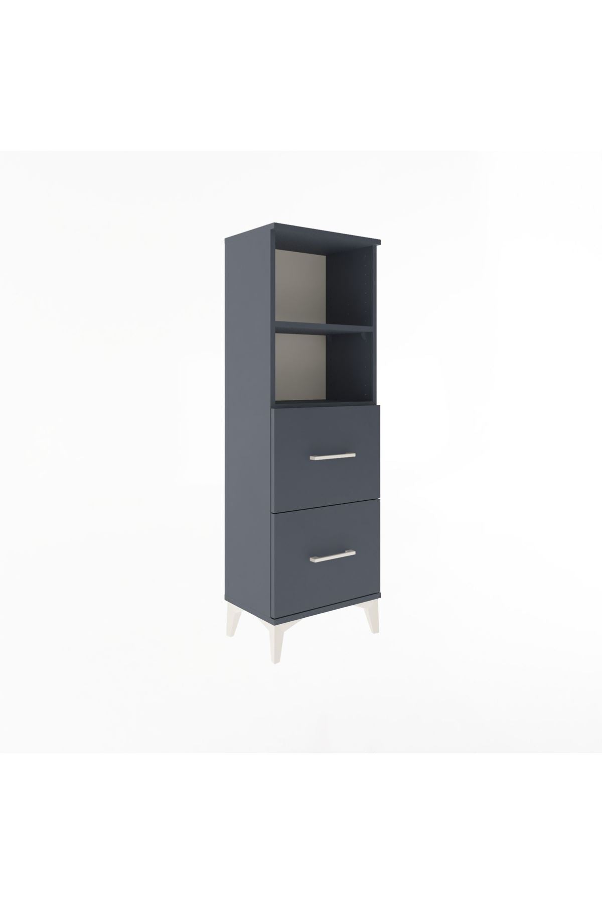 Arges Dolap 2 Raflı 2 Çekmeceli 44x30x134 - S16M002V5A