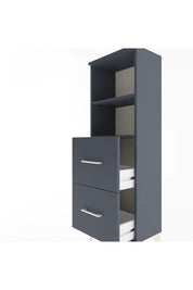 Arges Dolap 2 Raflı 2 Çekmeceli 44x30x134 - S16M002V5A