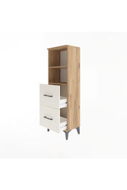 Arges Dolap 2 Raflı 2 Çekmeceli 44x30x134 - S16M002V7A