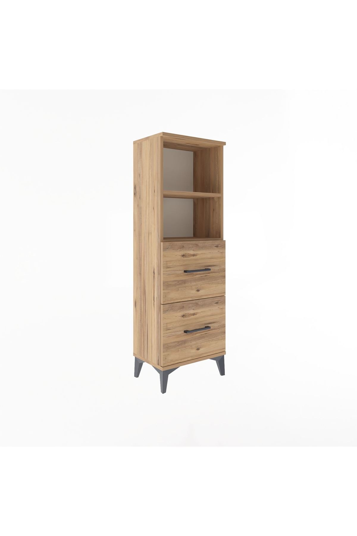 Arges Dolap 2 Raflı 2 Çekmeceli 44x30x134 - S16M002V9A