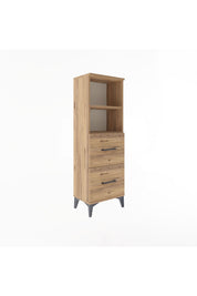 Arges Dolap 2 Raflı 2 Çekmeceli 44x30x134 - S16M002V9A