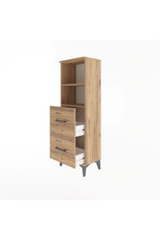 Arges Dolap 2 Raflı 2 Çekmeceli 44x30x134 - S16M002V9A