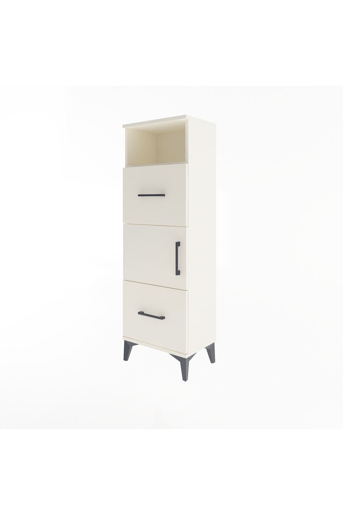 Arges Dolap 2 Raflı 2 Çekmeceli Tek Kapaklı 44x30x134 - S16M003V1A