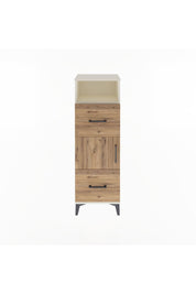 Arges Dolap 2 Raflı 2 Çekmeceli Tek Kapaklı 44x30x134 - S16M003V3A