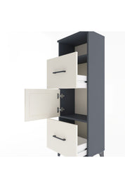 Arges Dolap 2 Raflı 2 Çekmeceli Tek Kapaklı 44x30x134 - S16M003V4A