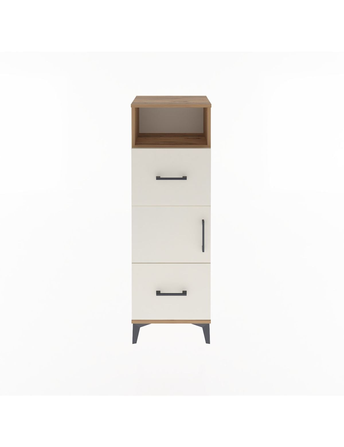 Arges Dolap 2 Raflı 2 Çekmeceli Tek Kapaklı 44x30x134 - S16M003V7A
