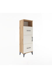 Arges Dolap 2 Raflı 2 Çekmeceli Tek Kapaklı 44x30x134 - S16M003V7A