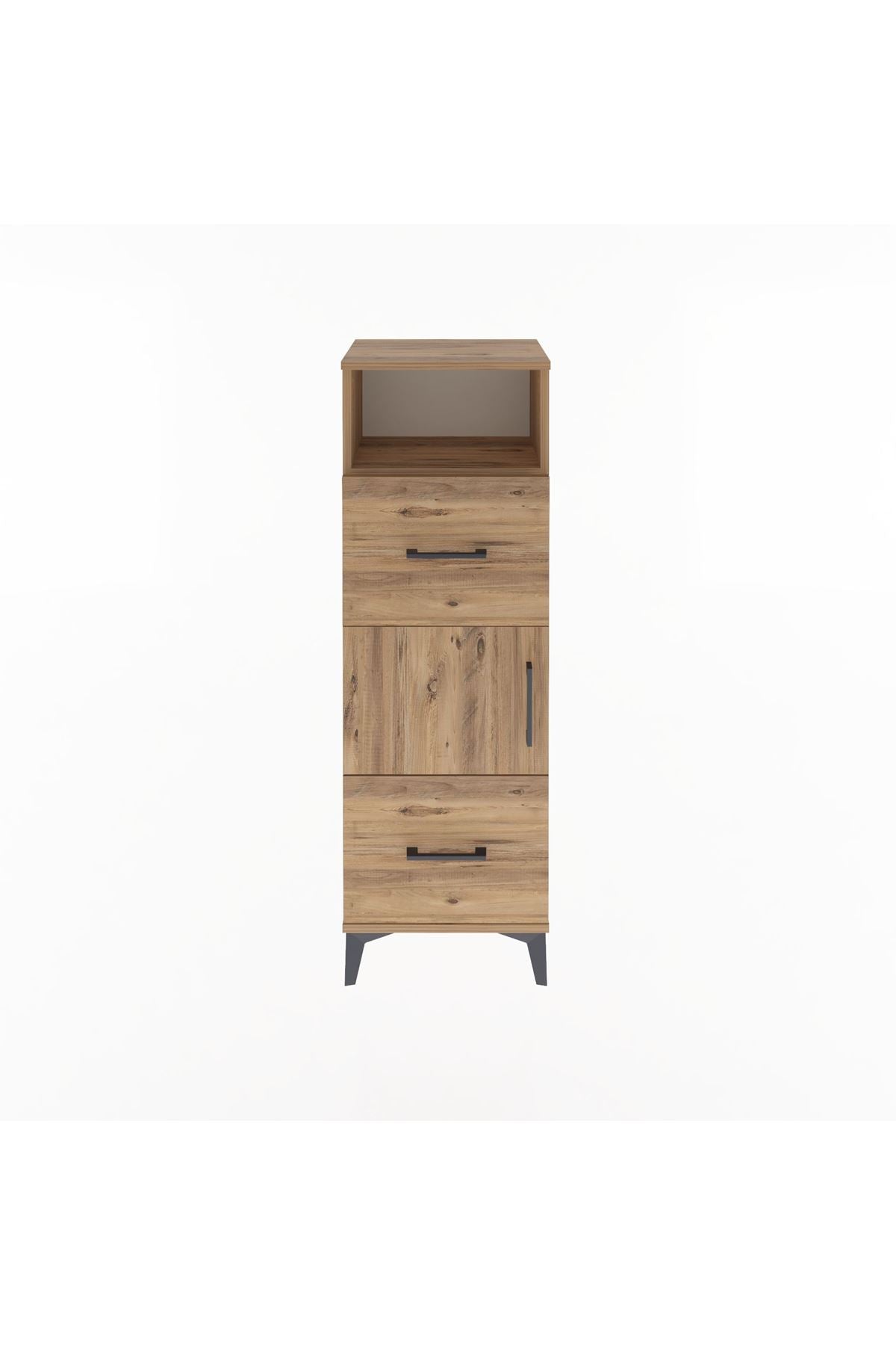 Arges Dolap 2 Raflı 2 Çekmeceli Tek Kapaklı 44x30x134 - S16M003V9A