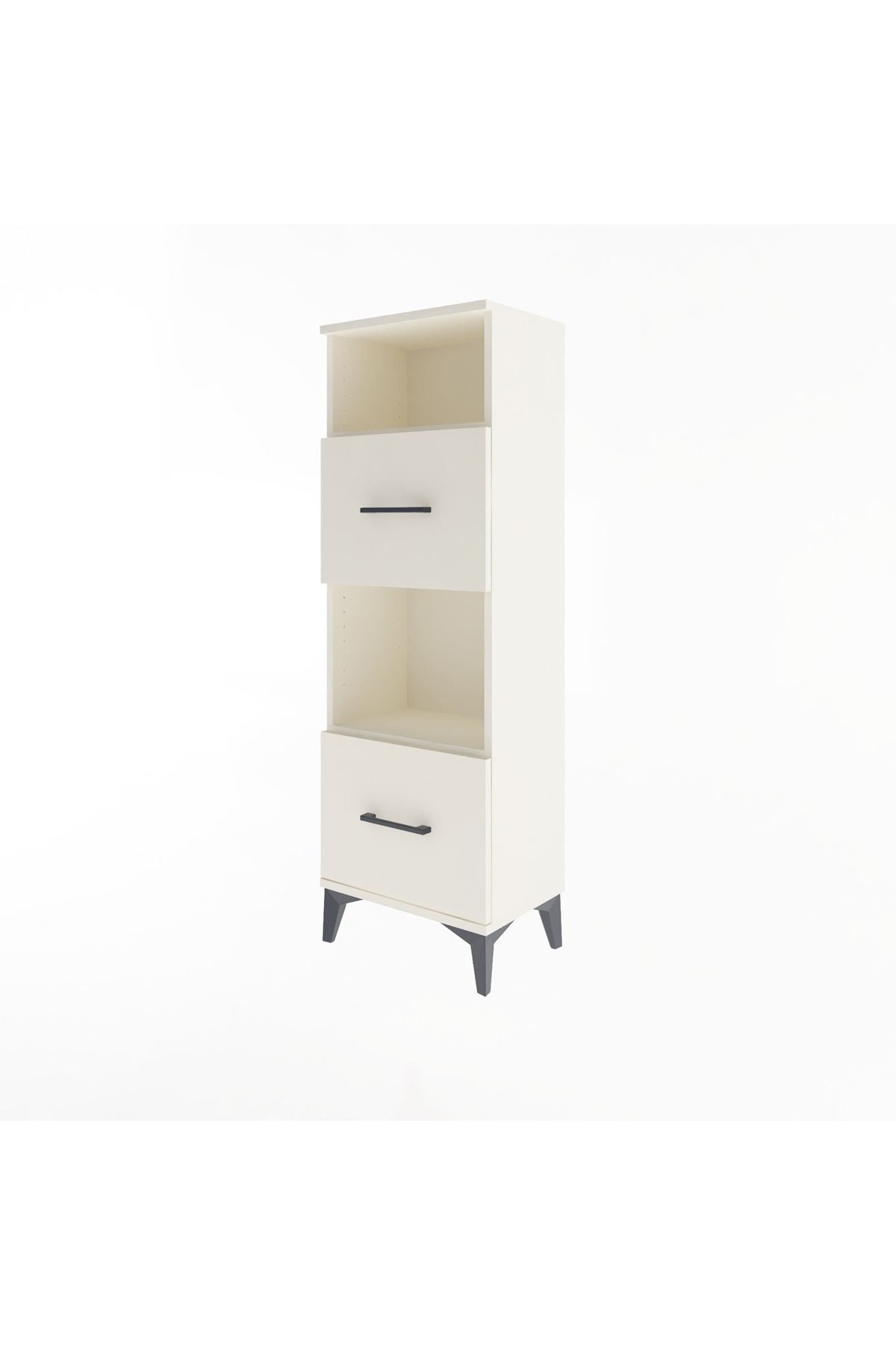 Arges Dolap 2 Raflı 2 Çekmeceli 44x30x134 - S16M004V1A