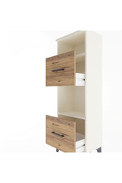 Arges Dolap 2 Raflı 2 Çekmeceli 44x30x134 - S16M004V3A