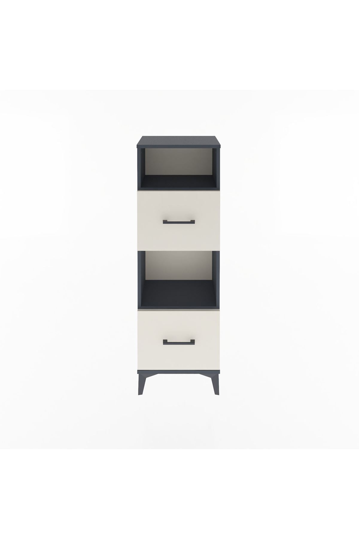 Arges Dolap 2 Raflı 2 Çekmeceli 44x30x134 - S16M004V4A