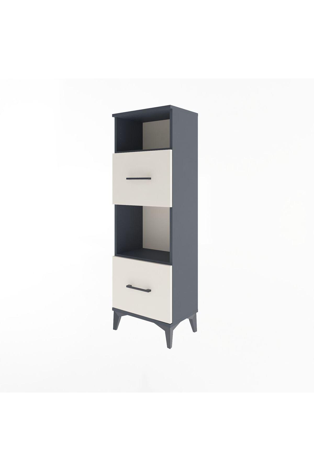 Arges Dolap 2 Raflı 2 Çekmeceli 44x30x134 - S16M004V4A