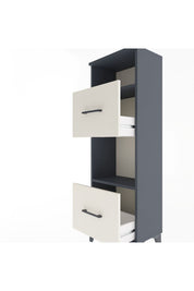 Arges Dolap 2 Raflı 2 Çekmeceli 44x30x134 - S16M004V4A