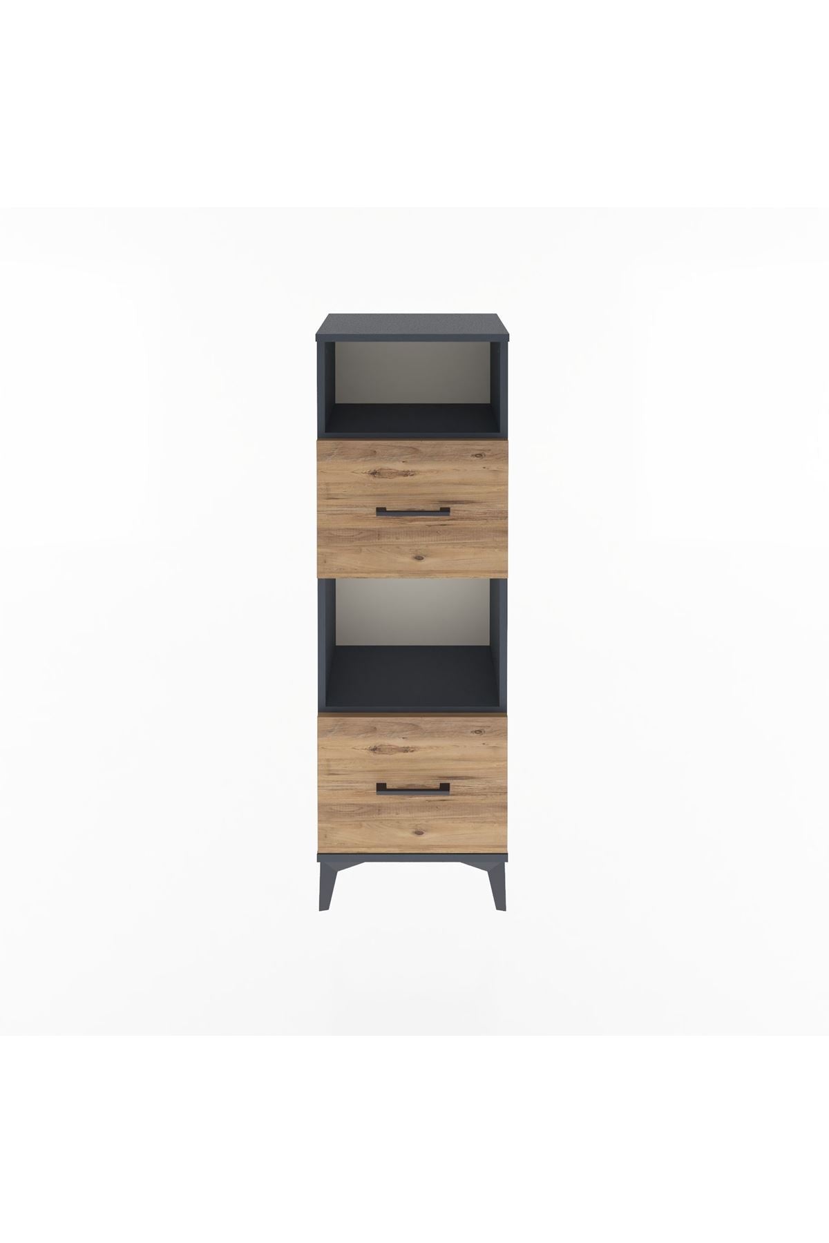 Arges Dolap 2 Raflı 2 Çekmeceli 44x30x134 - S16M004V6A