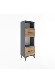 Arges Dolap 2 Raflı 2 Çekmeceli 44x30x134 - S16M004V6A