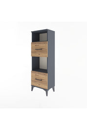 Arges Dolap 2 Raflı 2 Çekmeceli 44x30x134 - S16M004V6A