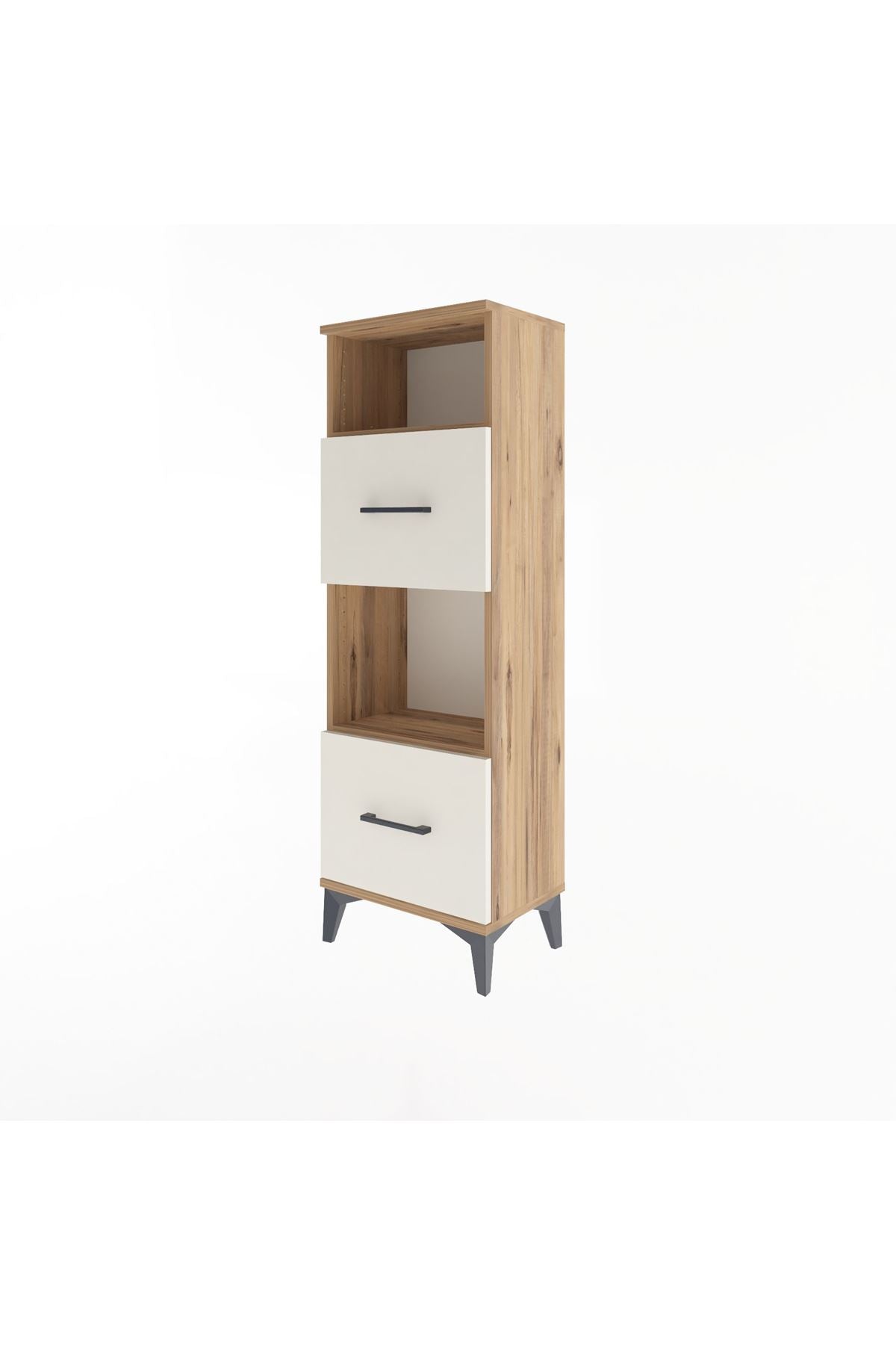 Arges Dolap 2 Raflı 2 Çekmeceli 44x30x134 - S16M004V7A