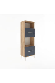 Arges Dolap 2 Raflı 2 Çekmeceli 44x30x134 - S16M004V8A