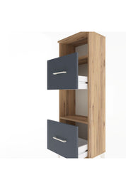 Arges Dolap 2 Raflı 2 Çekmeceli 44x30x134 - S16M004V8A