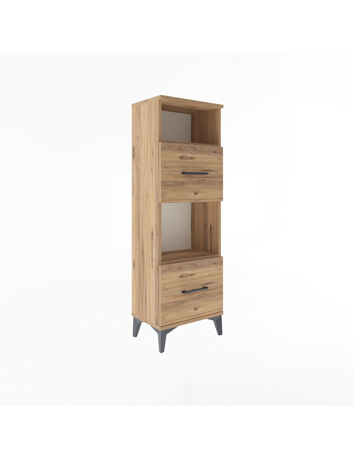 Arges Dolap 2 Raflı 2 Çekmeceli 44x30x134 - S16M004V9A