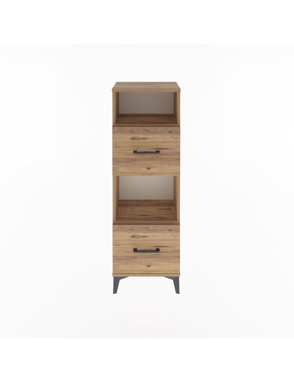 Arges Dolap 2 Raflı 2 Çekmeceli 44x30x134 - S16M004V9A