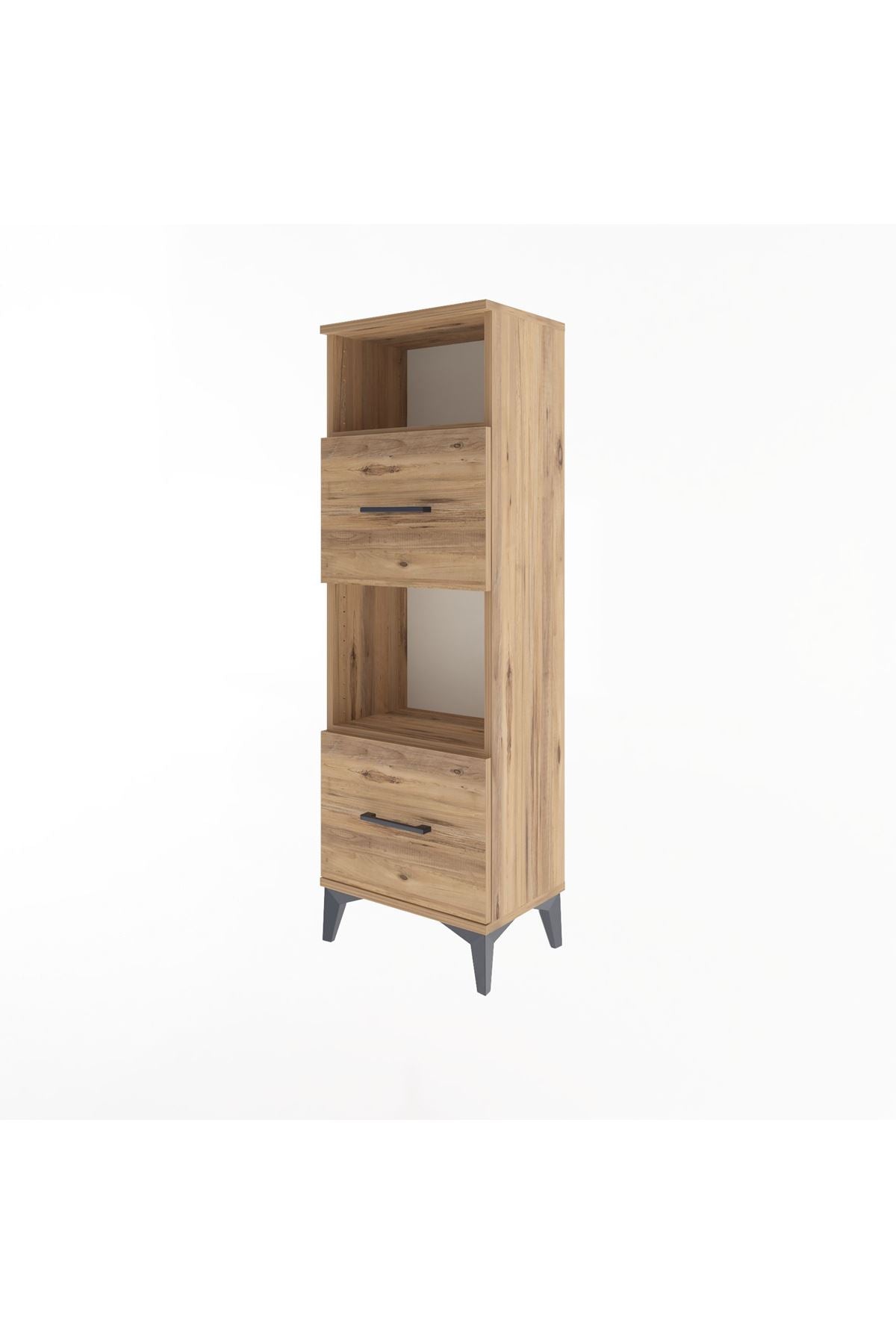 Arges Dolap 2 Raflı 2 Çekmeceli 44x30x134 - S16M004V9A