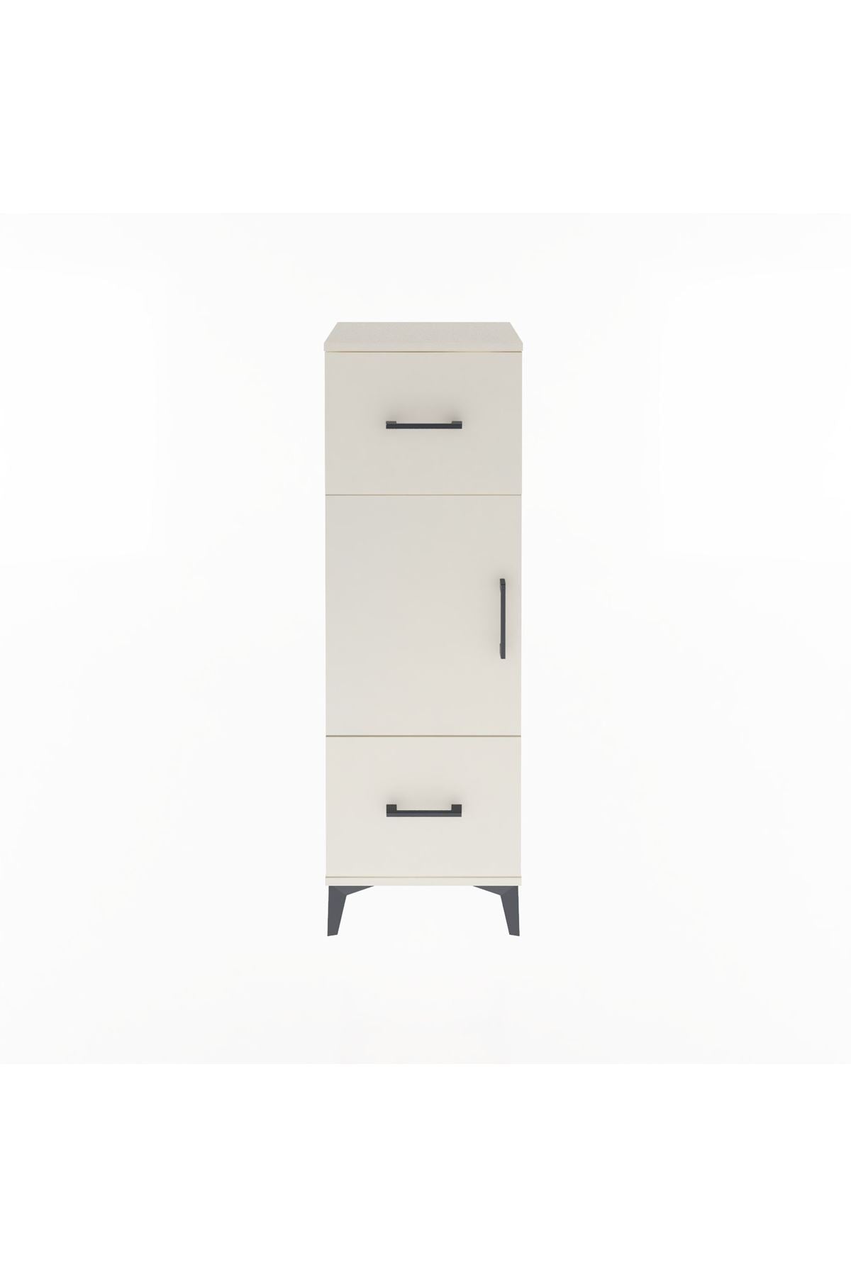 Arges Dolap 2 Raflı 2 Çekmeceli Tek Kapaklı 44x30x134 - S16M005V1A