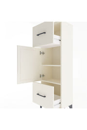 Arges Dolap 2 Raflı 2 Çekmeceli Tek Kapaklı 44x30x134 - S16M005V1A