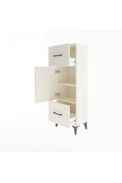 Arges Dolap 2 Raflı 2 Çekmeceli Tek Kapaklı 44x30x134 - S16M005V1A