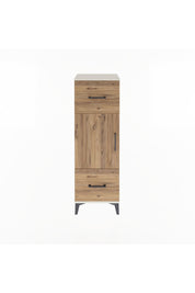 Arges Dolap 2 Raflı 2 Çekmeceli Tek Kapaklı 44x30x134 - S16M005V3A