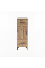 Arges Dolap 2 Raflı 2 Çekmeceli Tek Kapaklı 44x30x134