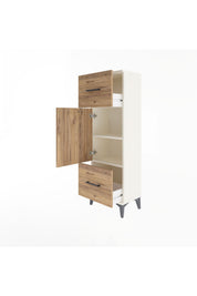 Arges Dolap 2 Raflı 2 Çekmeceli Tek Kapaklı 44x30x134 - S16M005V3A