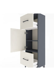 Arges Dolap 2 Raflı 2 Çekmeceli Tek Kapaklı 44x30x134 - S16M005V4A