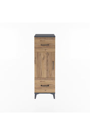 Arges Dolap 2 Raflı 2 Çekmeceli Tek Kapaklı 44x30x134 - S16M005V6A