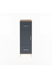 Arges Dolap 2 Raflı 2 Çekmeceli Tek Kapaklı 44x30x134 - S16M005V8A