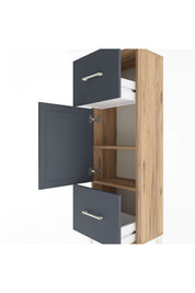 Arges Dolap 2 Raflı 2 Çekmeceli Tek Kapaklı 44x30x134 - S16M005V8A