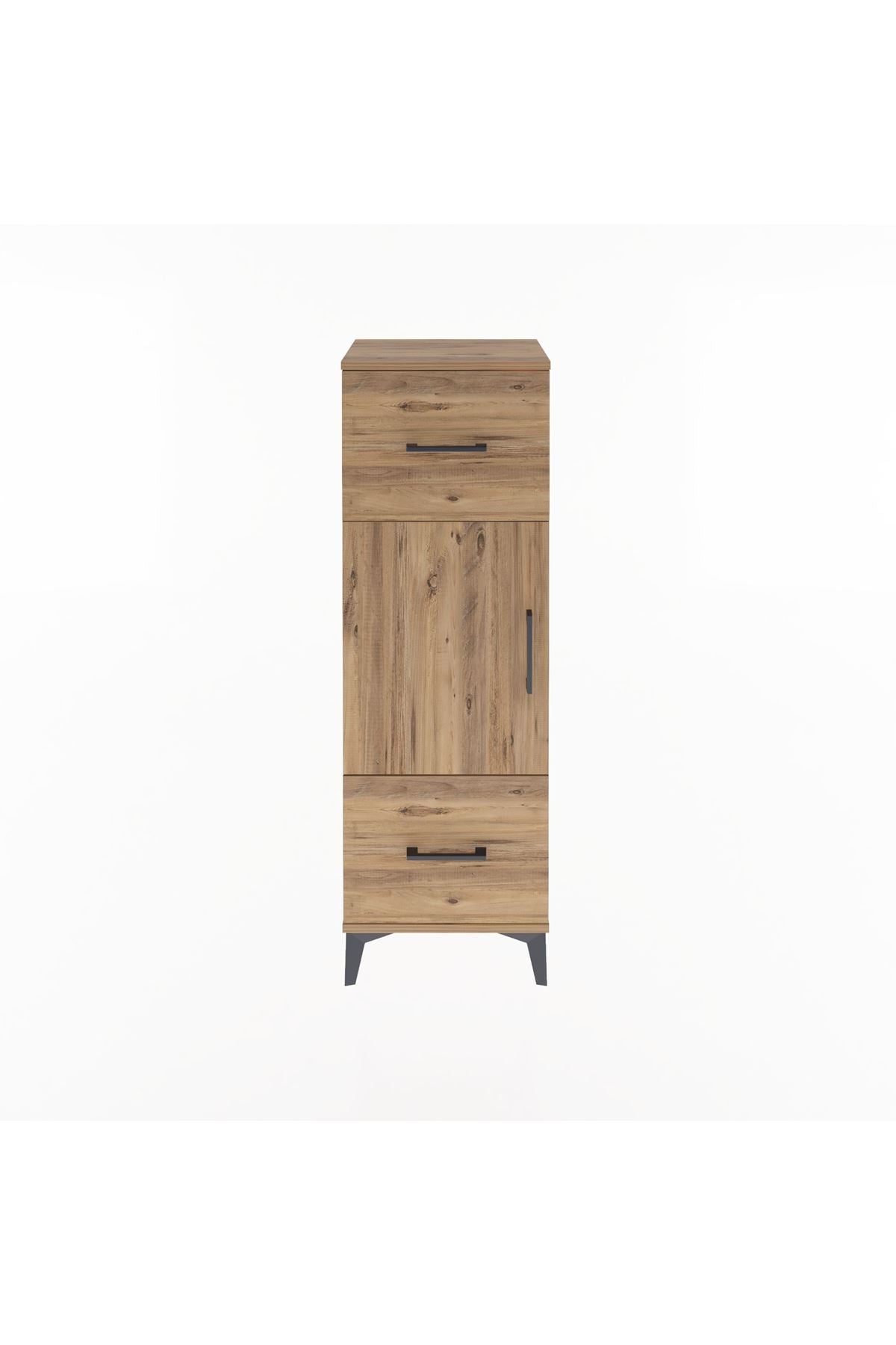 Arges Dolap 2 Raflı 2 Çekmeceli Tek Kapaklı 44x30x134 - S16M005V9A