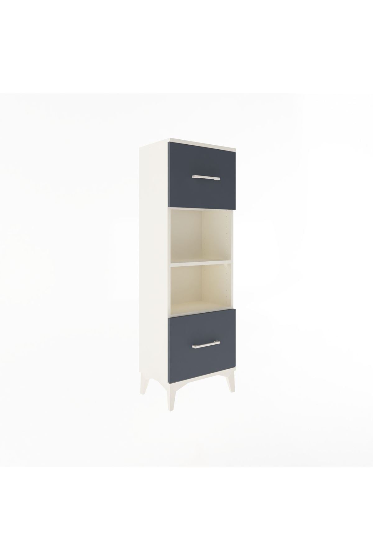 Arges Dolap 2 Raflı 2 Çekmeceli 44x30x134 - S16M006V2A