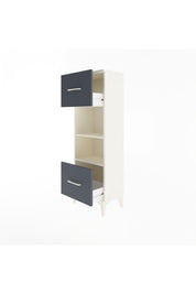 Arges Dolap 2 Raflı 2 Çekmeceli 44x30x134 - S16M006V2A